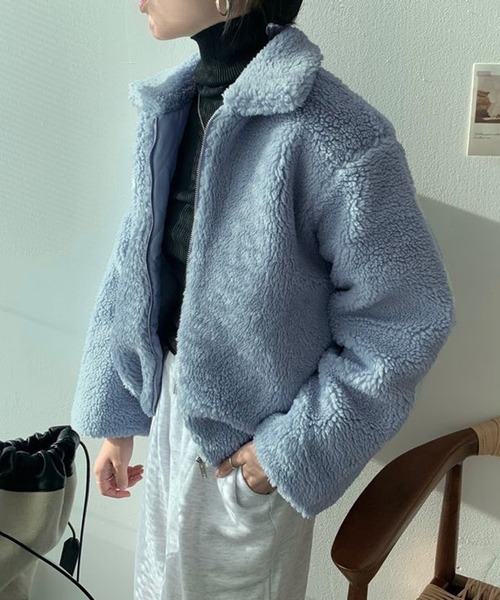 「Doula Doula」 ブルゾン FREE ブラック レディース_画像9