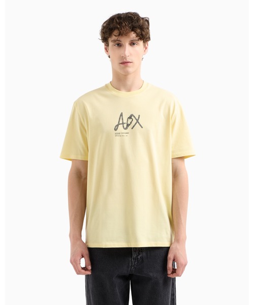 ★Armani Exchange★ A/X ロゴ クルーネック Tシャツ 送関込 ARMANI EXCHANGE tシャツ 「A|X アルマーニ エクスチェンジ