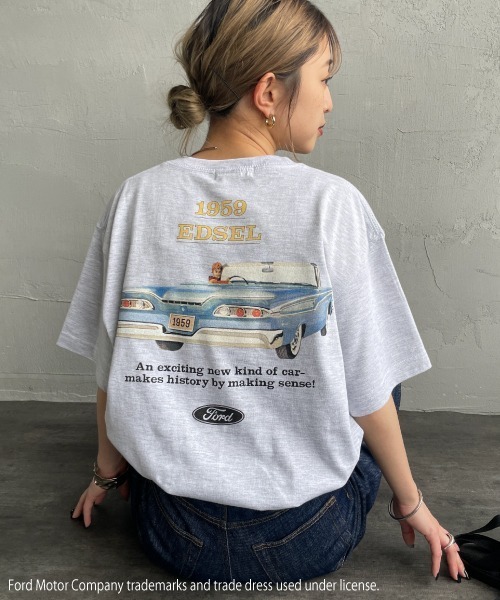 tシャツ 「GOOD ROCK SPEED/グッドロックスピード」 FORD ロゴプリントTシャツ(EDSEL) レディース メンズ