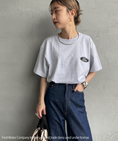 tシャツ 「GOOD ROCK SPEED」FORD Tシャツ レディース GOOD ROCK SPEED / Ford Tシャツ ホワイト
