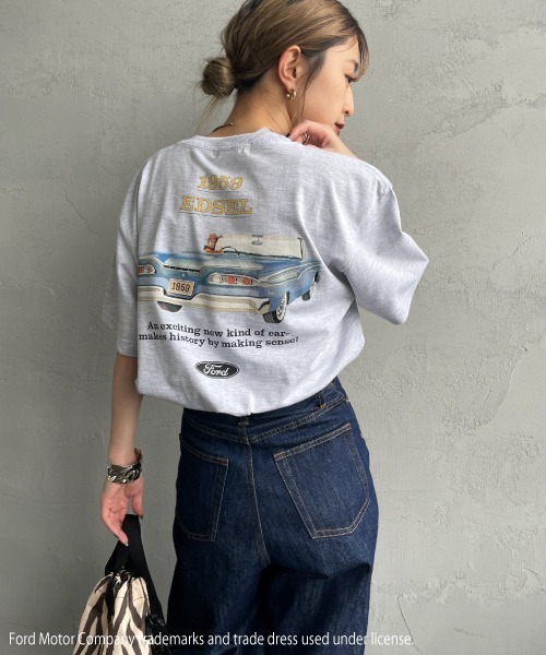tシャツ 「GOOD ROCK SPEED / グッドロックスピード」FordロゴTEE：Tシャツ レディース GOOD ROCK SPEED tシャツ 「GOOD SPEED」フォード / 車 FORD