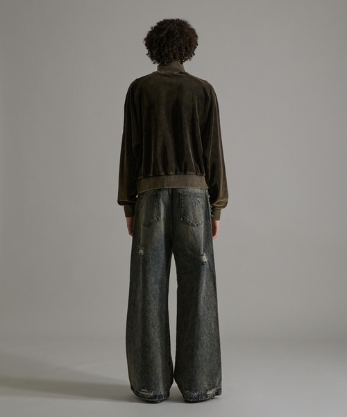 ANDER HUNK ジャージ Faded Short Track Jacket/フェード