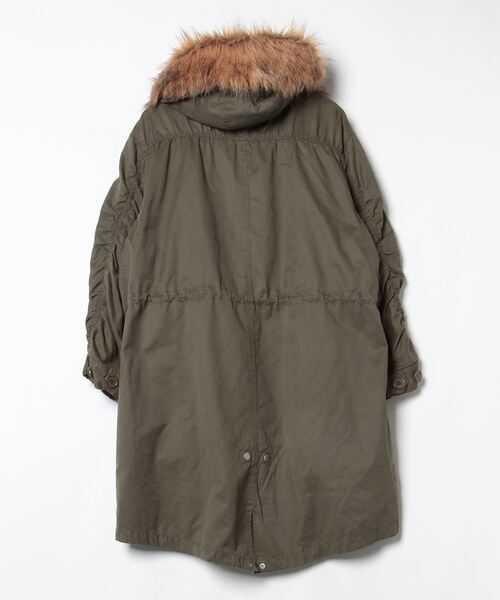 「VENCEEXCHANGE」 モッズコート MEDIUM オリーブ レディース_画像2