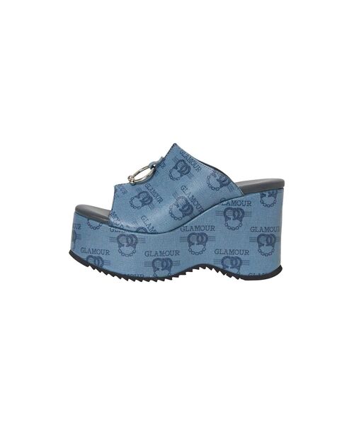【ヒステリックグラマー】 HG JAILBAIT ウェッジソールサンダル HG JAILBAIT ウェッジソールサンダル|HYSTERIC GLAMOUR WOMEN