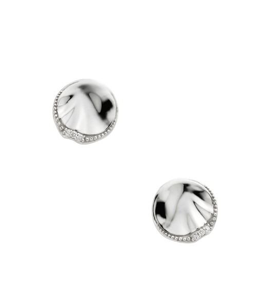 ダイヤ入りピアスバンドーム青山 VENDOME AOYAMA（ヴァンドーム青山） ピアス シルバー ダイヤモンド