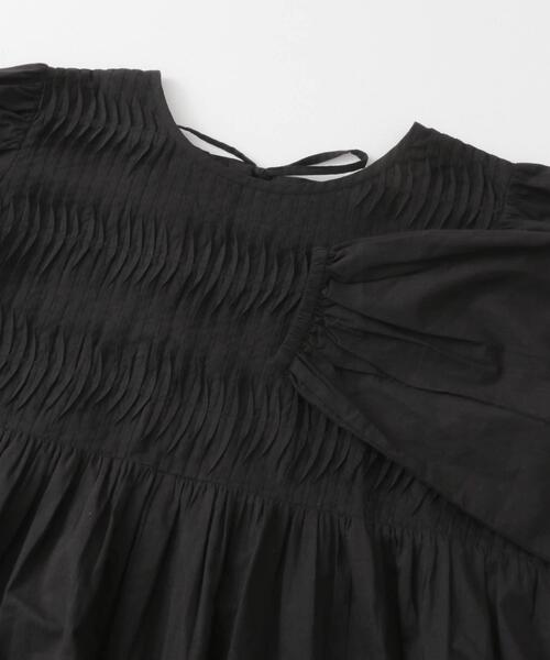 【新品タグ付き】25SS コットンピンタックブラウス BLACK URBAN RESEARCH Sonny Label ブラウス シャツ エアリーコットン