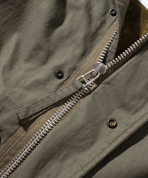 「HOUSTON」 モッズコート S カーキ メンズ_画像7