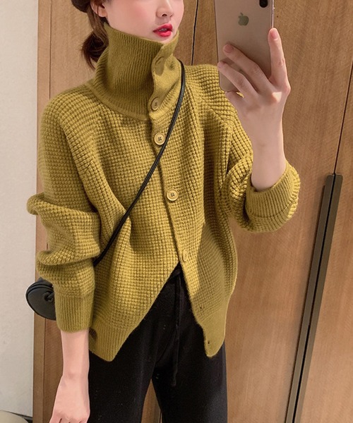 「meJane」 ニットカーディガン FREE オフホワイト レディース_画像4