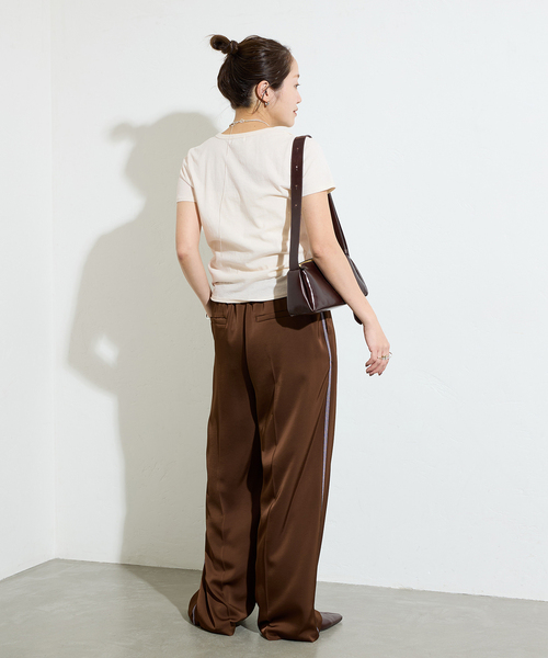 tシャツ 「ASHER LA/アッシャー エルエー」NOE BABY TEE レディース JOURNAL STANDARD tシャツ 「ASHER LA/アッシャー エルエー」NOE
