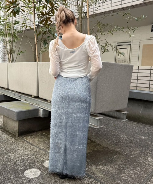 アンサンブル RIBBON TULLE TOPS/リボンチュールトップス hugi アンサンブル RIBBON TULLE TOPS/リボンチュールトップス