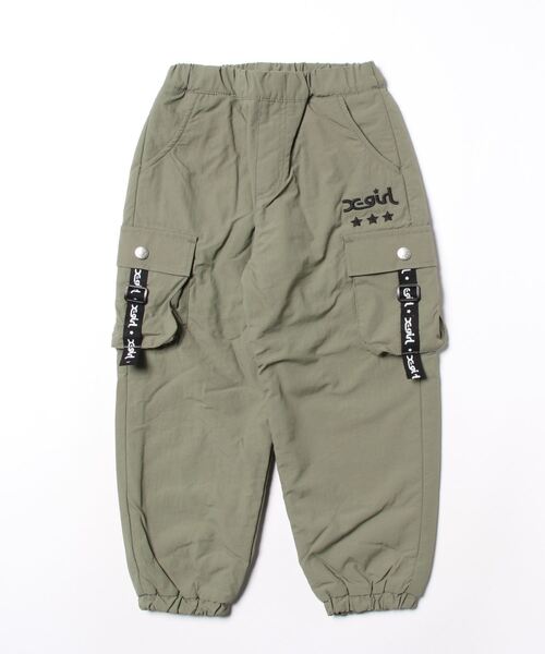 「XLARGE KIDS」 「KIDS」カーゴパンツ 130cm カーキ キッズ_画像2