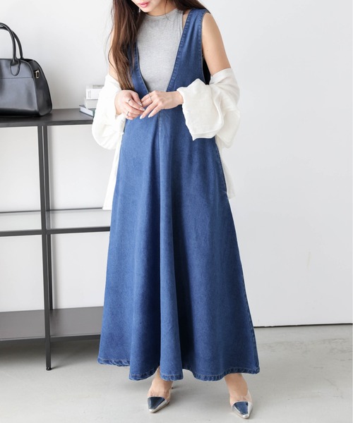 ジャンパースカート Vネックジャンパースカート : ZOZOTOWN Yahoo!店
