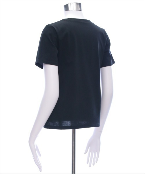 clear tシャツ ラインストーンリボンロゴTシャツ「大人 ガーリー