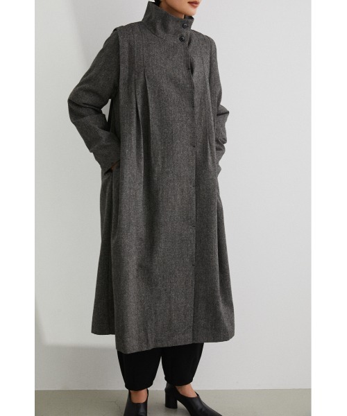 「STYLEMIXER」 ステンカラーコート MEDIUM グレー レディース_画像2