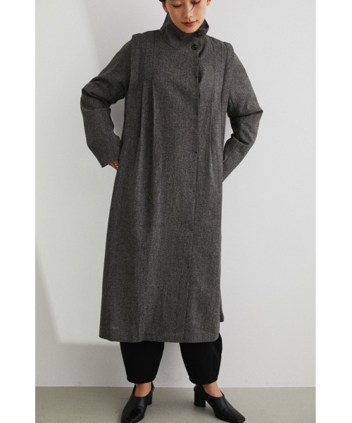 「STYLEMIXER」 ステンカラーコート MEDIUM グレー レディース_画像3
