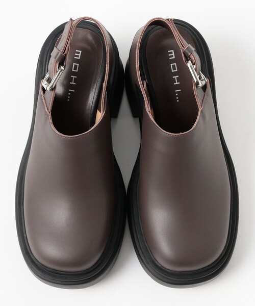 MOHI… × RAY BEAMS / サンダル/38/BLK/レザー/nsh713-1/【別注】MOHI / サボ Ray BEAMS（レイ ビームス） サンダル 「別注」MOHI / サボ レディース