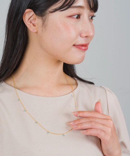 Caroline Najman ネックレス 「CAROLINE NAJMAN」ゴールドメッキ