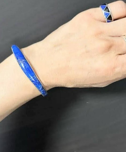 Donnaruma バングル 「Lapis note」チャンレイタイプ 天然石