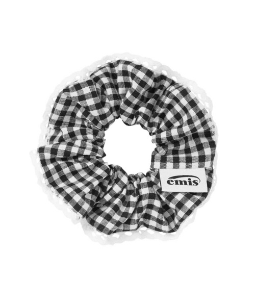 emis シュシュ GINGHAM CHECK SCRUNCHIE : ZOZOTOWN Yahoo!店 - 通販