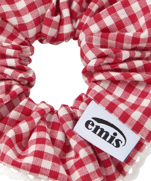 emis シュシュ GINGHAM CHECK SCRUNCHIE : ZOZOTOWN Yahoo!店 - 通販