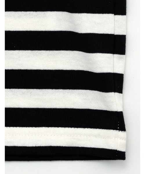 tシャツ 「8」「it」「little sunny bite」crazy stripe fake layered long tee レディース メンズ Little sunny bite tシャツ 「8」「it」「little bite」crazy