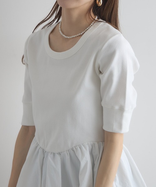 &. NOSTALGIA（ノスタルジア） tシャツ 「ZOZO限定」バルーンペプラム