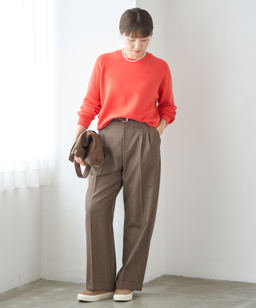 新品　IÉNA チェック柄ズボン　パンツ　38サイズ IENA - IENA ブルー＆ネイビー チェック柄 パンツ サイズ38の