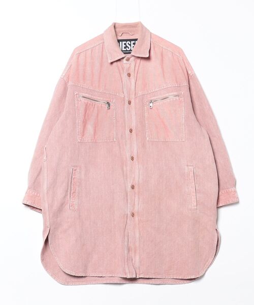 DIESEL（ディーゼル） コーデュロイジャケット X-SMALL ピンク メンズ