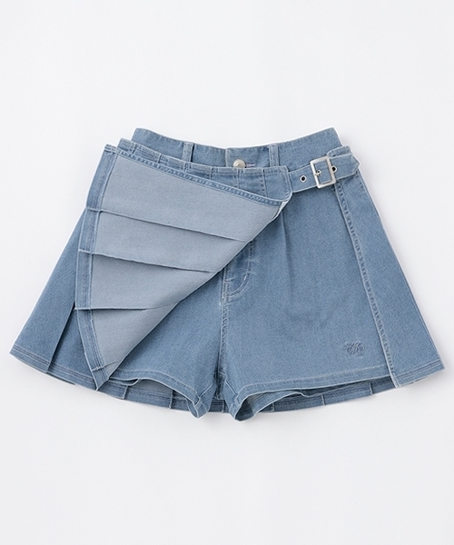 mezzo piano Junior（メゾピアノ ジュニア） パンツ ラッププリーツ