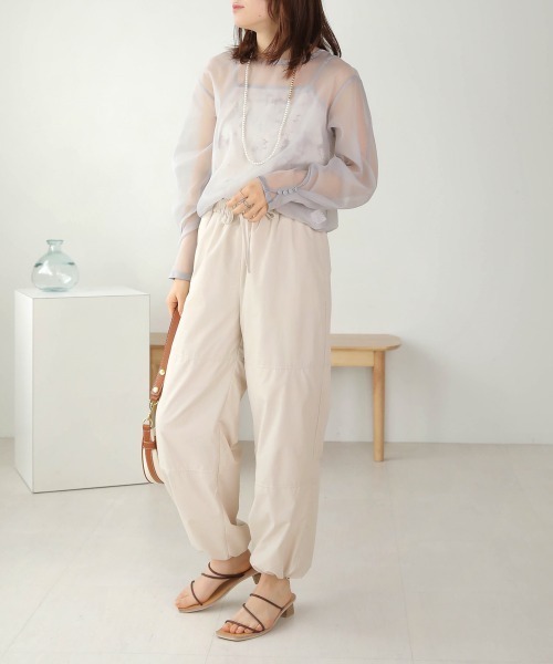 「Bab」 長袖ブラウス M ベージュ レディース_画像5
