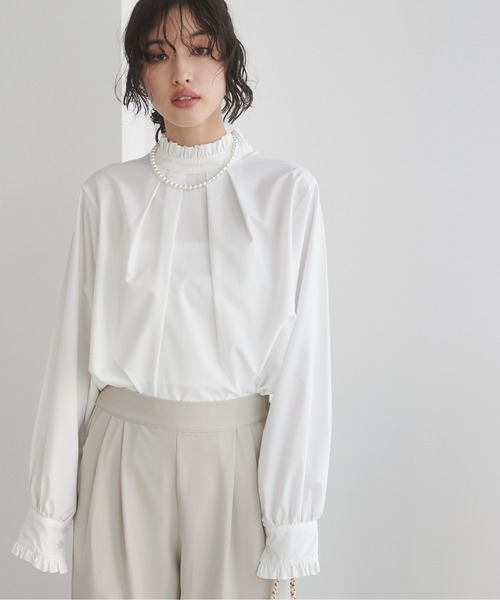 「MAISON SPECIAL」 長袖ブラウス FREE オフホワイト レディース ANGIE 「ANGIE」 長袖ブラウス FREE オフホワイト レディース