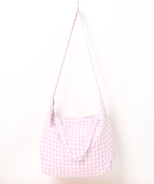 Mignonjour トートバッグ FReePLACe/大容量 チェック柄トートバッグ