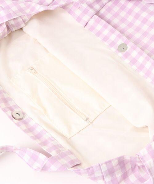 Mignonjour トートバッグ FReePLACe/大容量 チェック柄トートバッグ