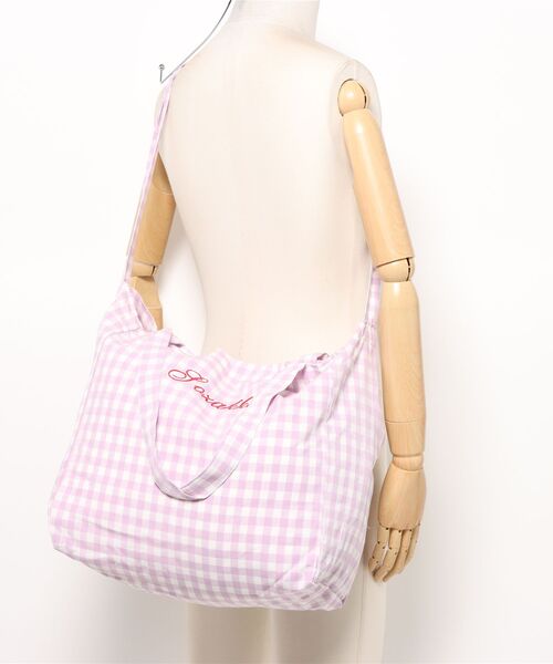 Mignonjour トートバッグ FReePLACe/大容量 チェック柄トートバッグ