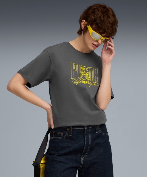tシャツ PUMA プーマ ウィメンズ グラフィック キッチン リラックスド 半袖 Tシャツ レディース