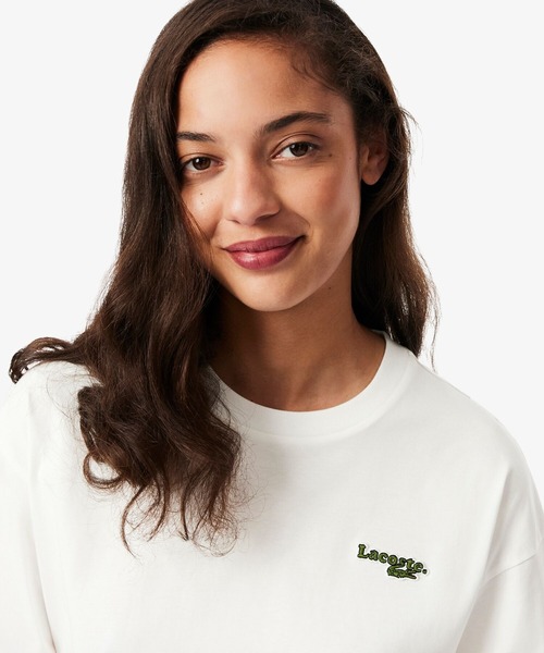 LACOSTE  yazbukyレディース　コラボシャツ LACOSTE yazbukyレディース コラボシャツ レディース シャツ