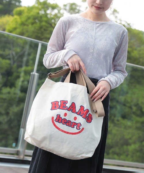 BEAMS HEART（ビームス ハート） トートバッグ 「7/9値下げ」スマイル