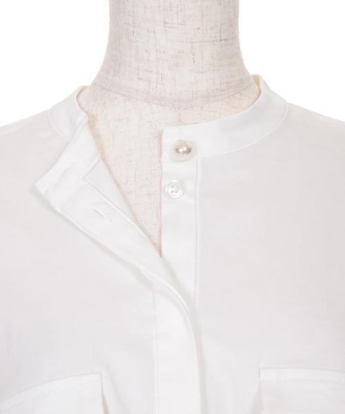 美品⭐︎Chesty 白ブラウス Chesty（チェスティ） ブラウス シャツ Mariposaシャツブラウス