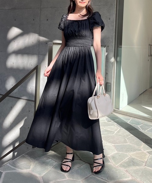 one after another NICE CLAUP 「one CLAUP」 半袖ワンピース MEDIUM