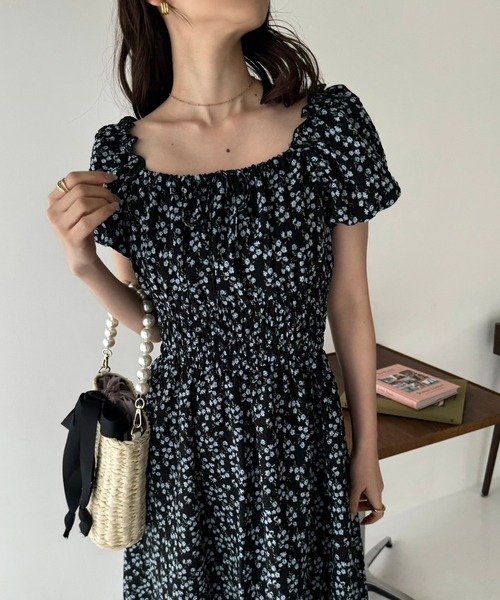 one after another NICE CLAUP 「one CLAUP」 半袖ワンピース MEDIUM