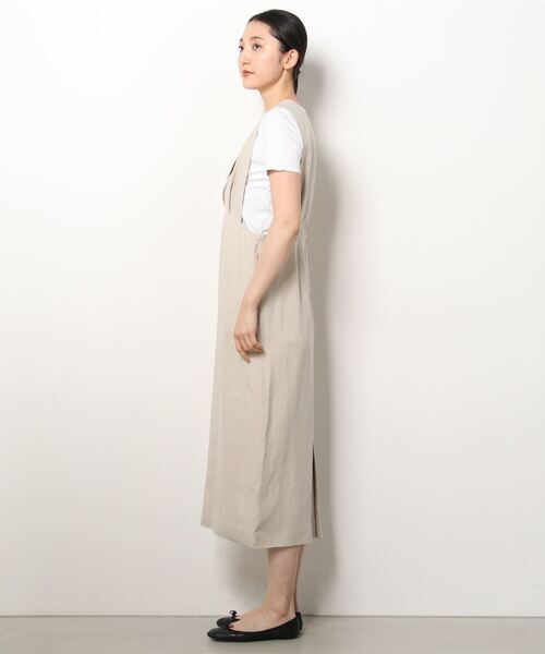 「SACRA」 サロペットスカート 38 ナチュラル レディース_画像2