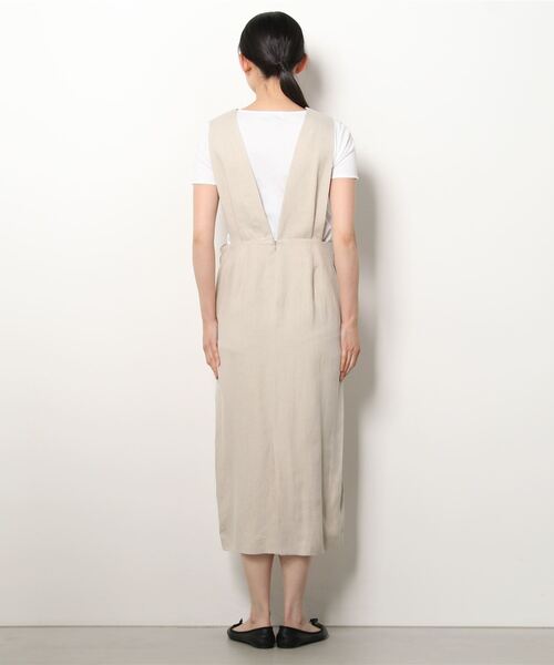 「SACRA」 サロペットスカート 38 ナチュラル レディース_画像3