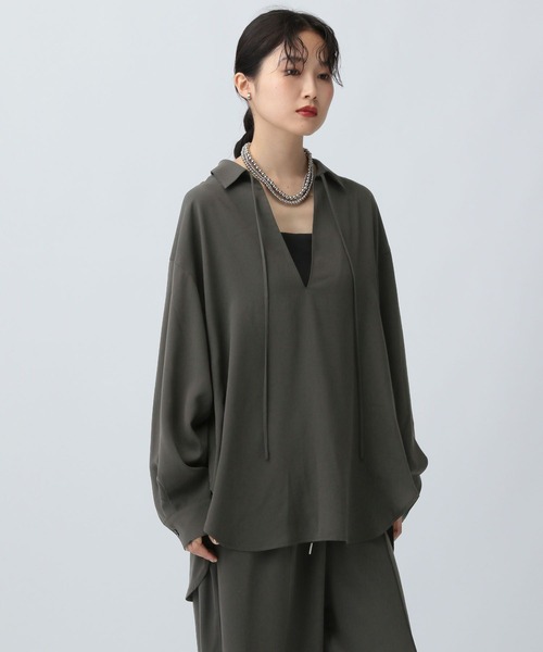 LEPSIM（レプシィム） ブラウス シャツ マルチメリットスキッパー