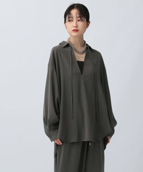 LEPSIM（レプシィム） ブラウス シャツ マルチメリットスキッパー