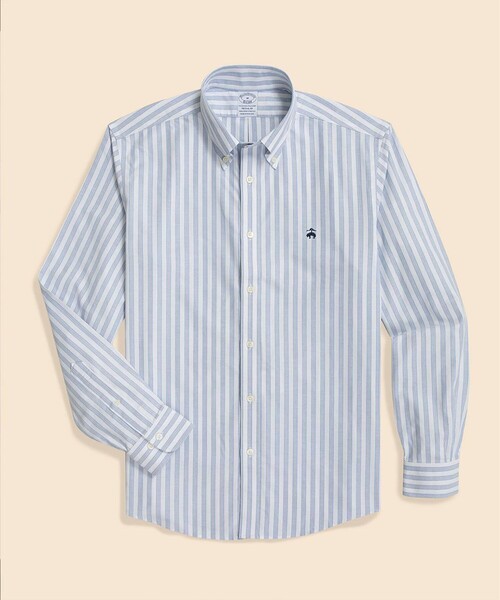 シャツ ストレッチオックスフォード　GFロゴ　シーズナルパターン　カジュアルシャツ　Regular Fit メンズ レディースの画像
