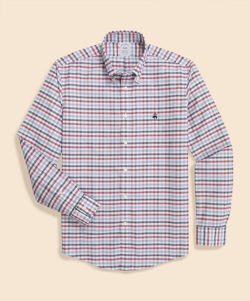 シャツ ストレッチオックスフォード　GFロゴ　シーズナルパターン　カジュアルシャツ　Regular Fit メンズ レディースの画像