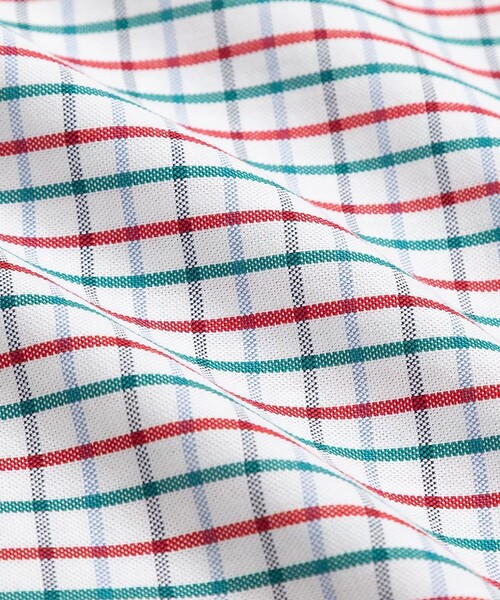 シャツ ストレッチオックスフォード　GFロゴ　シーズナルパターン　カジュアルシャツ　Regular Fit メンズ レディースの画像
