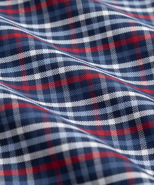 シャツ ストレッチオックスフォード　GFロゴ　シーズナルパターン　カジュアルシャツ　Regular Fit メンズ レディースの画像