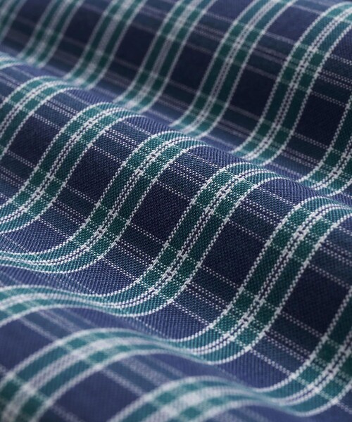 シャツ ストレッチオックスフォード　GFロゴ　シーズナルパターン　カジュアルシャツ　Regular Fit メンズ レディースの画像