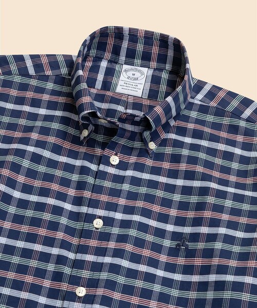 シャツ ストレッチオックスフォード　GFロゴ　シーズナルパターン　カジュアルシャツ　Regular Fit メンズ レディースの画像